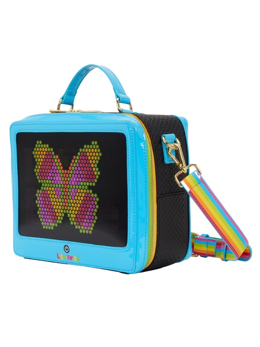 Loungefly Hasbro Lite Brite Lenticular Glow Crossbody with Coin Bag Kitsch NEW - Picture 2 of 6